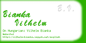 bianka vilhelm business card